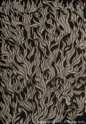 Year of Artistic Expression, Pattern 1, Pen & Ink on Paper, Danielle O'Keefe, 2012