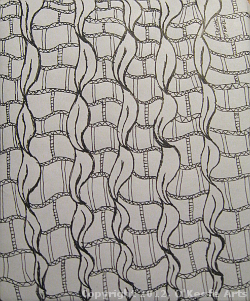 Year of Artistic Expression, Pattern 2, Pen & Ink on Paper, Danielle O'Keefe, 2012