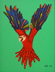 2008 Art Exhibit and Fund Raising Event - Artwork, Parrot