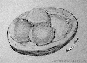 Shading Study, Graphite on Paper, Danielle O'Keefe, December, 2010