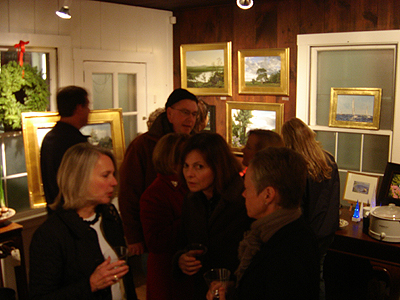 Cate Charles Gallery, Opening Recption, Quests