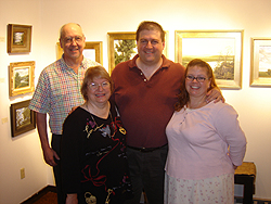 Opening Reception, John O'Keefe Jr. and his family
