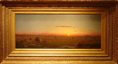 Hudson River School by New Britain Museum of American Art, 'Ipwich Marshes' by Martin Johnson Heade