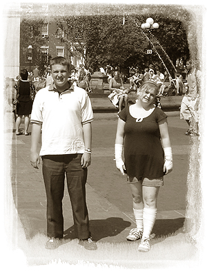 Joshua and Danielle at Washington Square