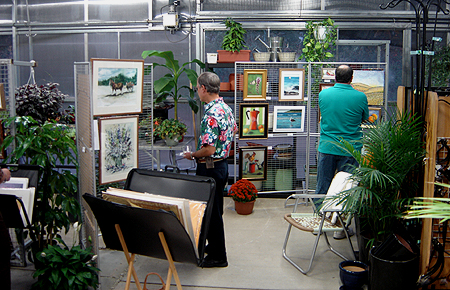 2010 Art Show & Sale, John O'Keefe Jr. attends art show reception - image 1