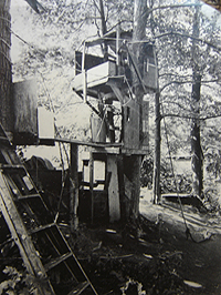 John O'Keefe's childhood mega tree fort (view 2)