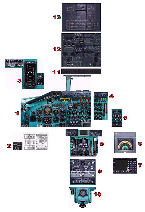Scandinavian Airlines Service 2D Cockpit Overview