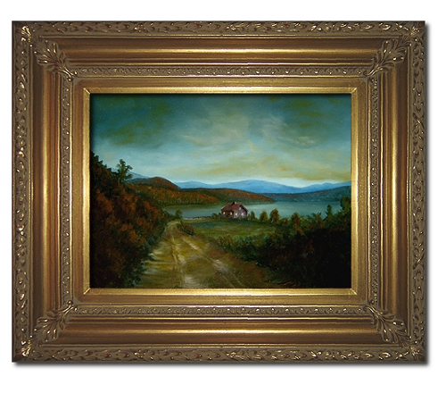 Peaceful Connecticut Valley in Autumn, Framed