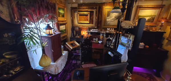 Artist Studio of John O'Keefe Jr - Studio and Easel! (Closeup View)