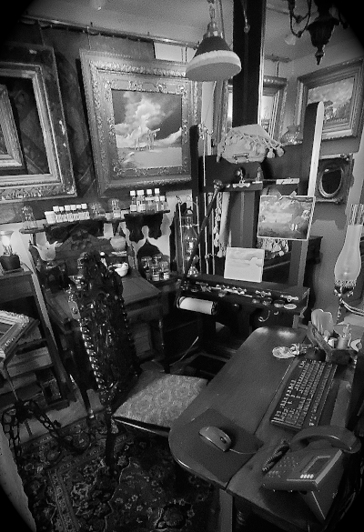 Artist Studio of John O'Keefe Jr - Studio and Easel!