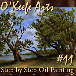 Step-By-Step Tutorial: Painting 'Old Olive Tree Path' by John O'Keefe Jr.