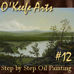 Step-By-Step Tutorial: Painting 'River Through the Adirondacks' by John O'Keefe Jr.