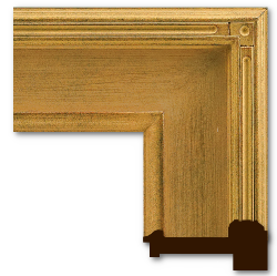 Arts and Crafts: Hassam Style Frame AC001 (Moulding Width: 3-1/2", Depth: 1-3/8"; Rabbet Width: 1/4", Depth: 7/16") preview image