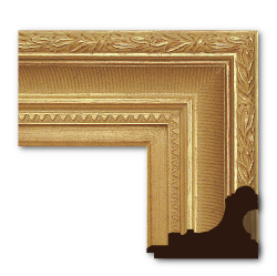 Neoclassical: 2nd Empire Style, Fluted Cove, Frame 2EMP003 (Moulding Width: 5-1/2", Depth: 3-3/8"; Rabbet Width: 3/8", Depth: 3/8") preview image