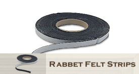 Rabbet Felt Strips